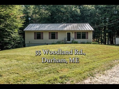 55 Woodland Rd., Durham, ME home video tour