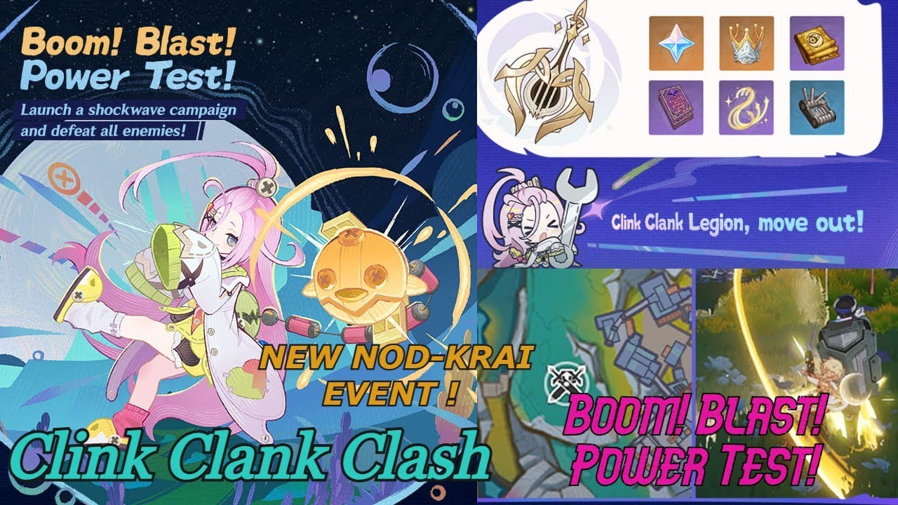 Clink Clank Clash ! Boom! Blast! Power Test!