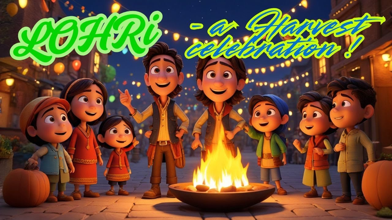 С праздником Лохри! Праздник урожая | Моральные истории на английском | Учим английский | Сказки ...