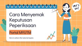 COMSTAR UTMKL | Tutorial Menyemak Keputusan Peperiksaan Menggunakan MYUTM
