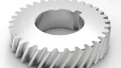 Helical gear in NX10