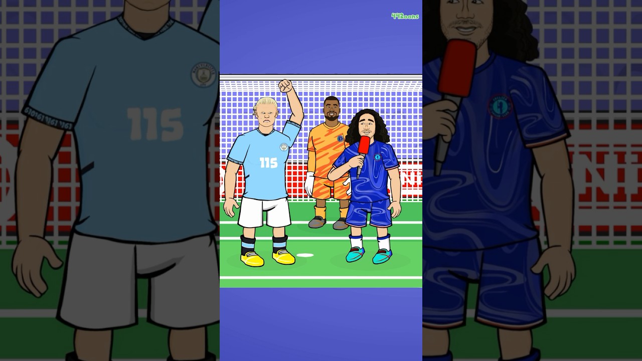 Cucurella vs Haaland🤣 