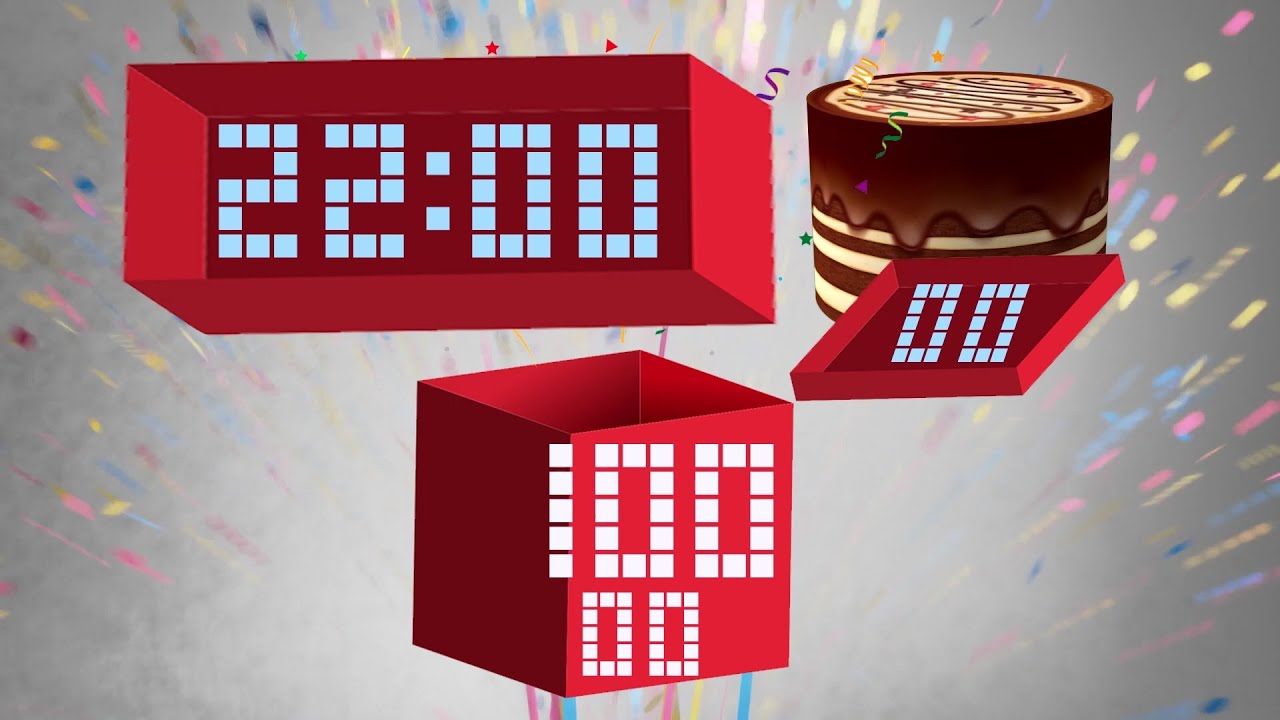 BCG 22 Minutes Countdown (Birthday with Percent) Remix Happy Birthday ...