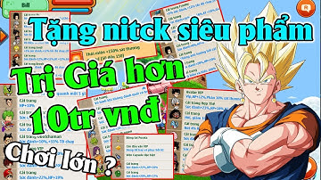 Ngọc Rồng Online: chơi lớn tặng nick siêu phẩm trị giá hơn 10tr Vnđ ăn mừng kênh YTB đạt mốc 500sub