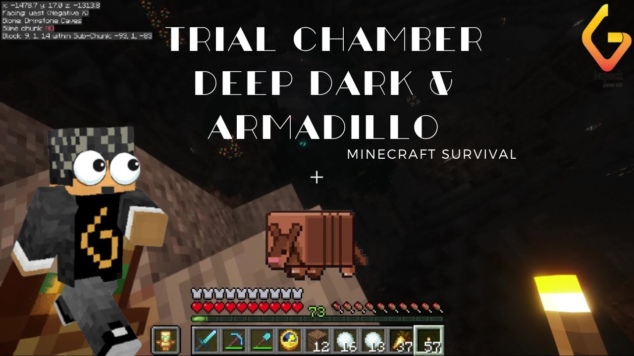MINECRAFT SURVIVAL : TRIAL CHAMBER & DEEP DARK BIOME ! - YouTube