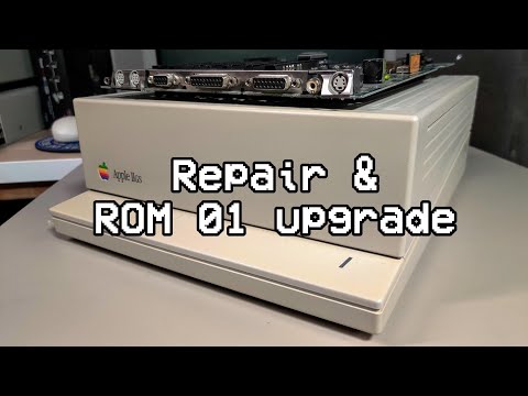Apple IIgs motherboard diagnosis, repair and handmade ROM 01 upgrade