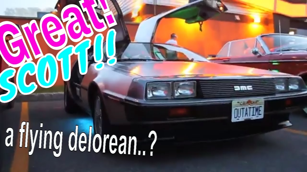 Back to the future Delorean (Chateauguay Qc) local car shows