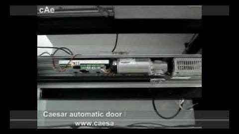 High quality ES200 automatic sliding door learning cycle.