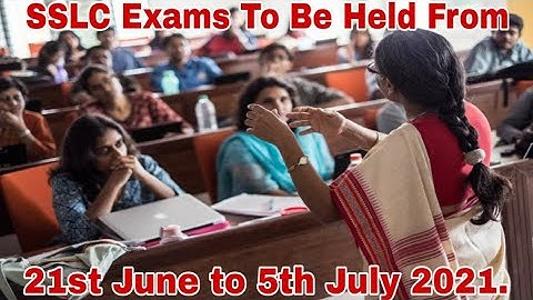Education Minister Suresh Kumar Declares Exam Dates For SSLC Exams From 21st June to 5th July 2021