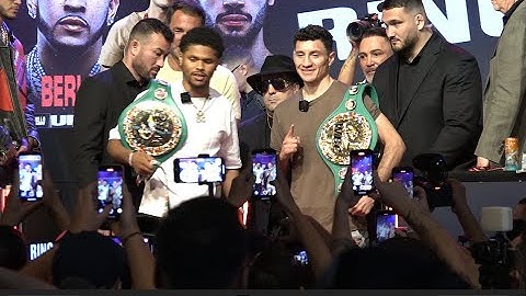 Full Final Press Conference: Berlanga vs Sheeraz & Stevenson vs Zepeda Card