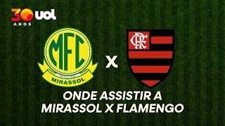 MIRASSOL X FLAMENGO: ONDE ASSISTIR À TRANSMISSÃO AO VIVO DO JOGO E HORÁRIO