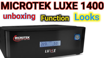 microtek luxe 1400 inverter review | microtek luxe 1400 display