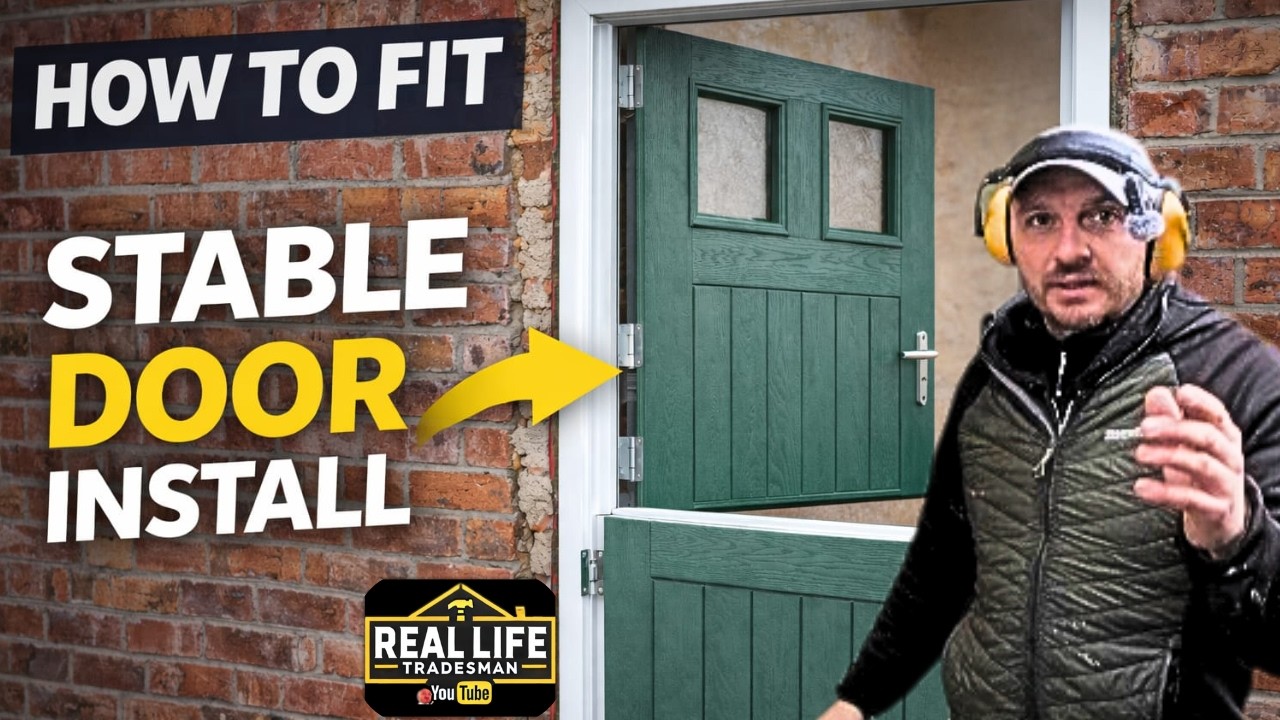 Как установить композитную дверь для конюшни — пошаговое руководство своими руками.