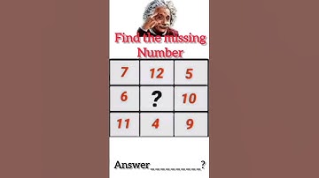 Find the missing Number#brain#braintest#maths#mathematics#mathstricks#smartbrain#yt #reasoning#iq#iq