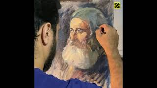 رسم بورتريه بالألوان الزيتية