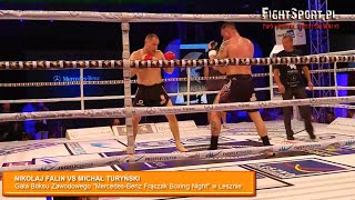 Nikolaj Falin vs Michał Turyński na Mercedes-Benz Frączak Boxing Night screenshot 2