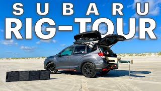 Converting My Subaru Forester for OffGrid Living (Rig Tour)