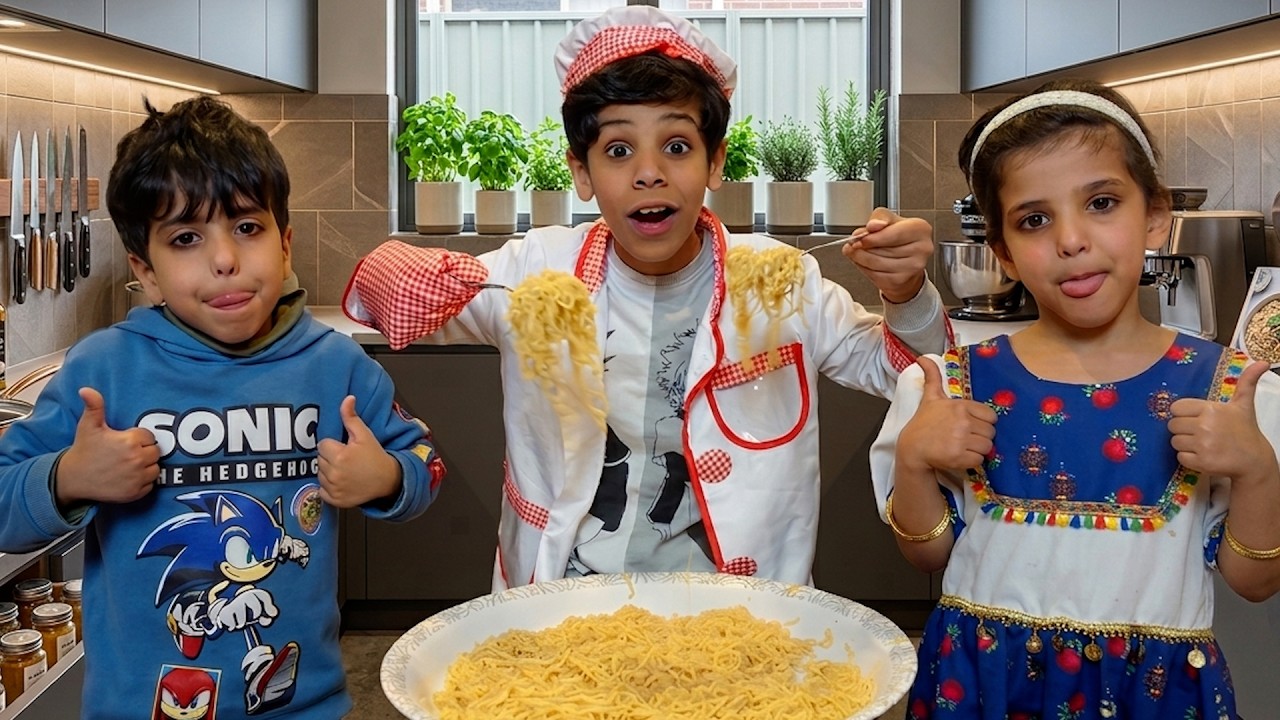 نواف سوا اكبر صحن اندومي