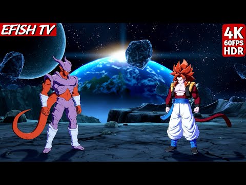 Janemba & Cell vs SS4 Gogeta & Trunks (Hardest AI) - Dragon Ball FighterZ | 4K 60FPS HDR