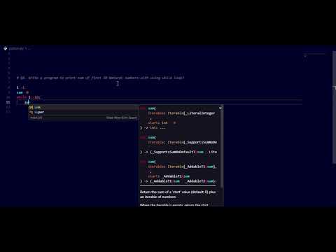 Write a program to print sum of first 10 Natural numbers with using while loop?