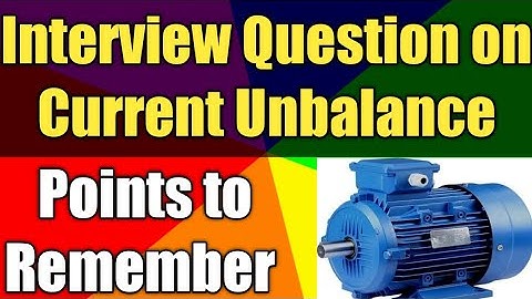 Interview Question on Current Unbalance | Motor Current Unbalance | Motor Trip Frequently