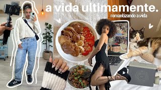 VLOG: minha vida ultimamente 🎀☁️ | rotina self care, romantizando a vida, receitinhas...