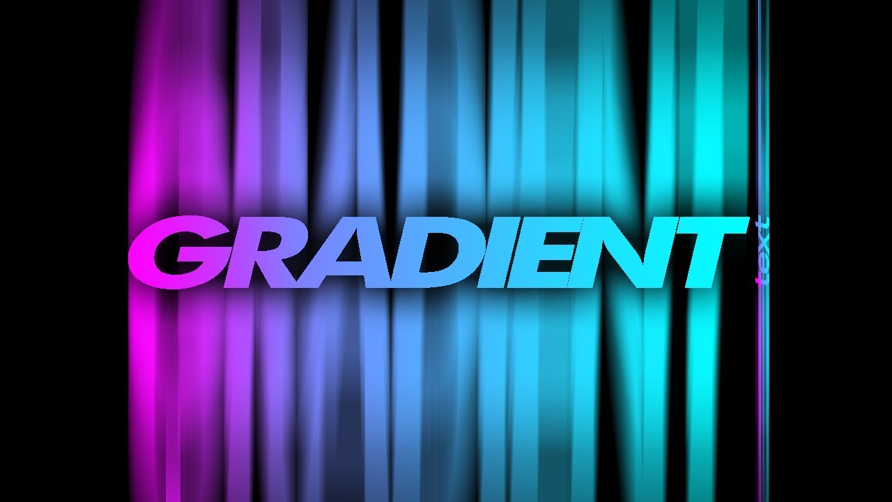 Tutorial Photoshop Gradient Text , Text Effect photoshop - YouTube