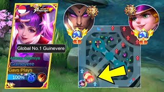 TOP 1 GLOBAL GUINEVERE HARD CARRY INTENSE GAMEPLAY ( WIN OR LOSE? ) MLBB