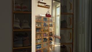 The Aesthetic Shoe Storage Your Room Needs! ✨👟 #ShortsStop Using Cardboard Boxes! Try This Sneaker