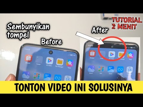 Cara Menyembunyikan Notch Tompel Poni di layar Hp Android - Tutorial 2 menit