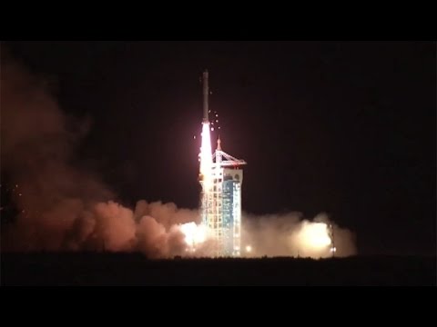 Video till Kina skickar upp satellit som ska hålla koll på koldioxidutsläpp