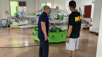 Ruida Automatic silk screen printing machine workshop