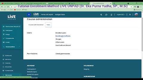 Tutorial Enrollment Method