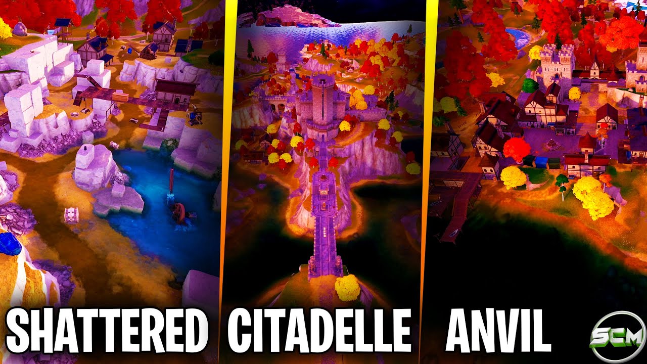 VISITER LA CITADELLE ANVIL SQUARE ET SHATTERED SLABS FORTNITE, ASTUCE ...