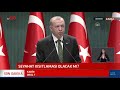 Cumhurbaşkanı Erdoğan koronavirüs kısıtlamalarını açıkladı