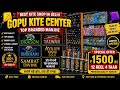 BEST KITE SHOP IN DELHI||GOPU KITE CENTER||1500RS KI 12REEL 4TAAR 😮😮||TOP BRANDED MANJHE IN 8400 