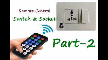 Remote Control On/Off Switch and Socket using CD4017 IC - Part2