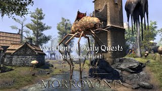Elder Scrolls Online Daily Quests: Vvardenfell - Ashlander Hunt | No commentary
