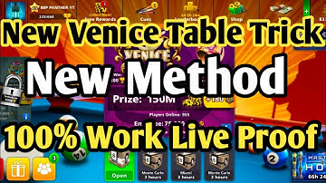 Free Venice Table 8 Ball Pool New Trick 2020 - Free Venice Trick 8BP New Method