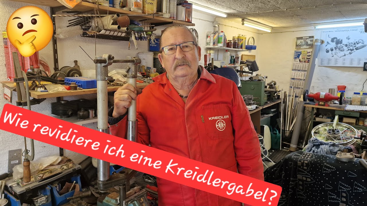 Kreidlergabel revidieren Auf dem Kanal dreht sich alles um Kreidler 