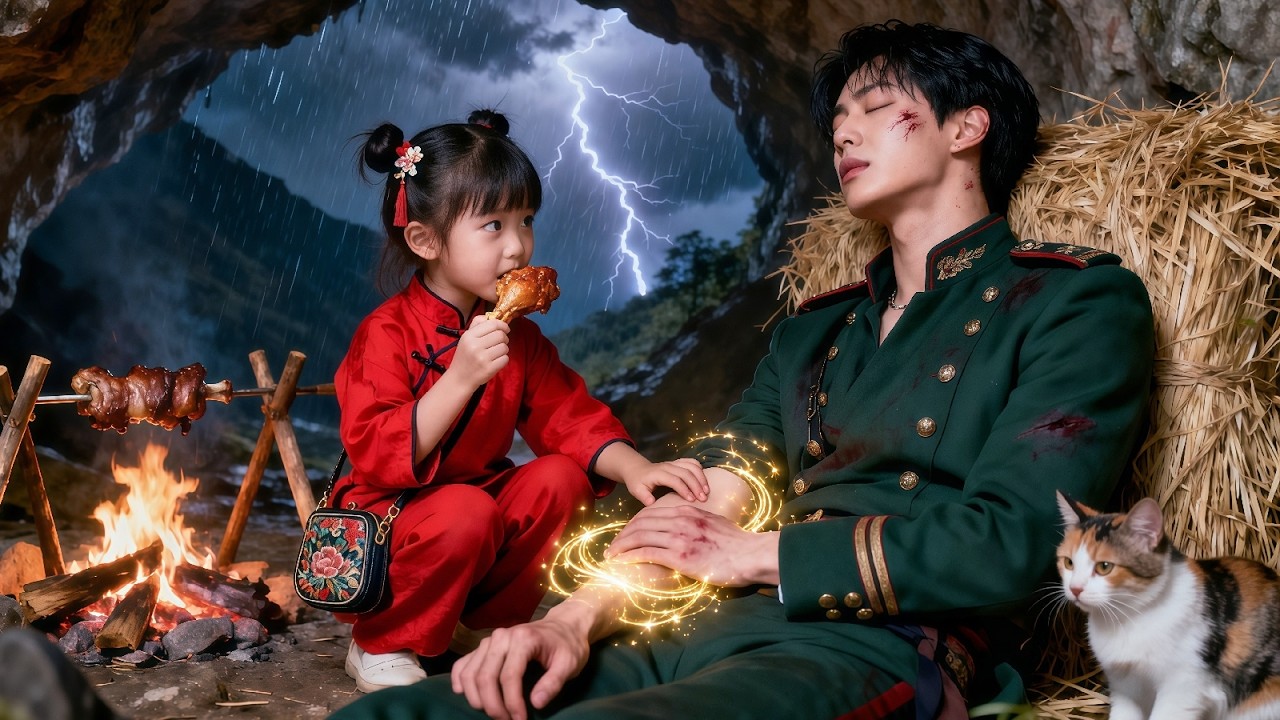 【日本語吹き替え全語】💥大食いの5歳少女が100人の強者を瞬時に撃破し男を救済——実は千億社長で彼女の実父😲！