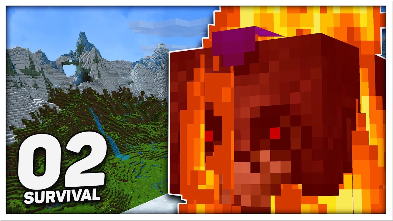 OUR NEW HOME - Minecraft 1.18 Survival Let's Play (Episode 2)