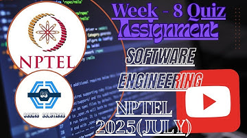 Software Engineering - NPTEL 2025 (July) || WEEK 8 QUIZ ASSIGNMENT SOLUTION ||
