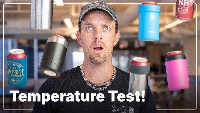 Will RTIC Or Yeti Keep Your Can Of Beer Colder? 1 Hour Temperature Test! 