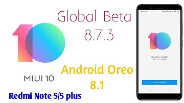 MIUI 10 Global closed beta flashing in Redmi Note 5/5 plus. | 8.7.3 | Leaked rom | Miui 10 | Oreo |