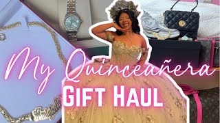 MY QUINCEAÑERA GIFT HAUL & UNBOXING