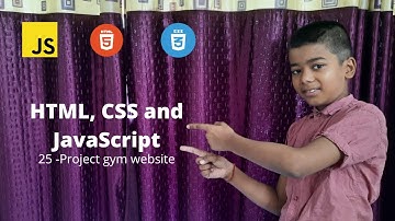 HTML CSS JavaScript course: 25 - Gym website (Part-1)