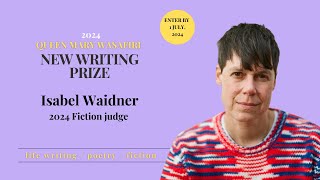 Isabel Waidner - 2024 Queen Mary Wasafiri New Writing Prize Fiction judge