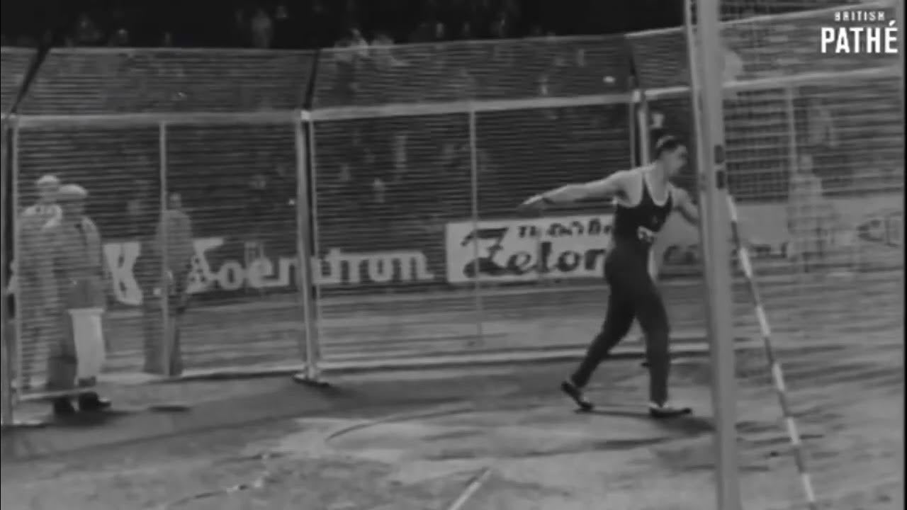 Detlef Thorith 1966 European Discus throw Champion 57.42m YouTube