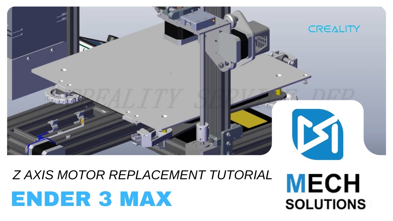 Ender 3 Max Z axis motor replacement tutorial! - YouTube